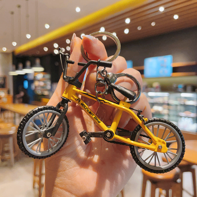Mini llavero de bicicleta de aleación de zinc al por mayor